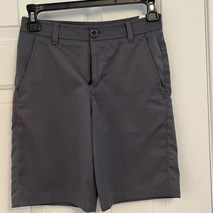 Set of two under armour boys golf shorts.   Size 12